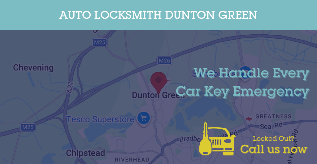 Auto Locksmith Services in Dunton Green - TN postcode
